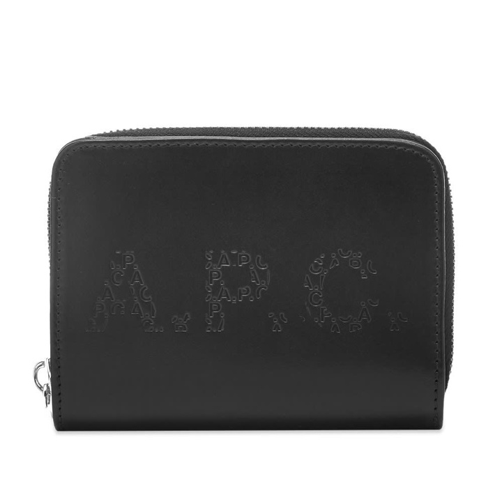 Photo: A.P.C. Emmanuel Embossed Logo Wallet