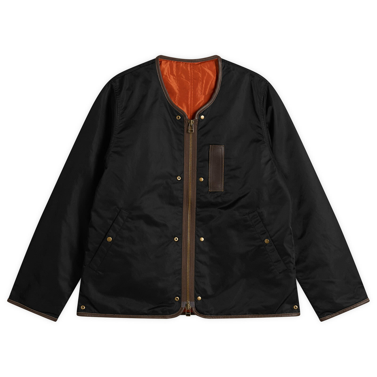 FrizmWORKS Men's Reversible MA-1 Liner Jacket in Black FrizmWORKS