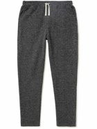 Oliver Spencer - Tapered Cotton-Blend Jersey Sweatpants - Black
