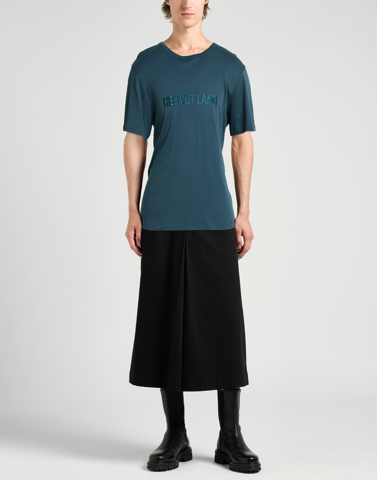 Helmut Lang Mens T-shirt Deep teal