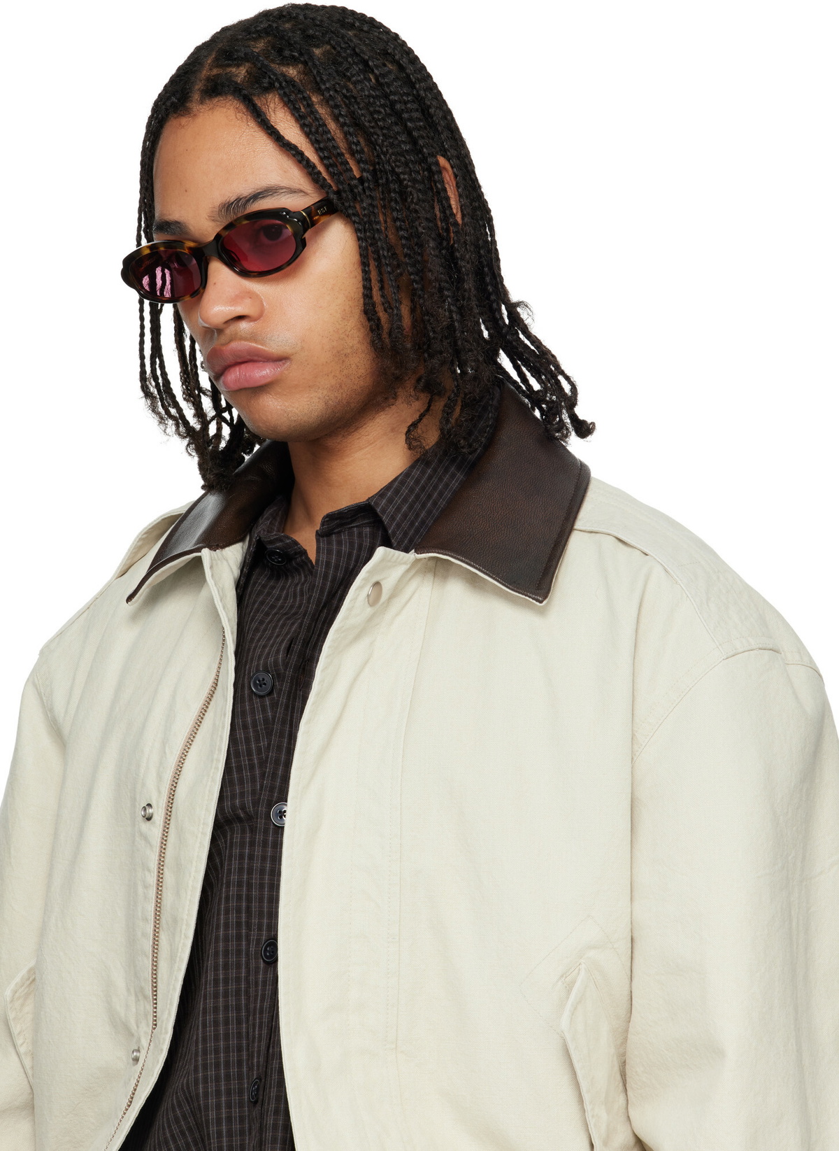 RETROSUPERFUTURE Brown Esatto Sunglasses