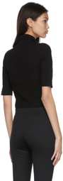 Rosetta Getty Black Pull On Skinny Split Trousers