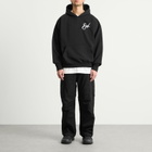 END. Coastal Fish Bar By The Sea Hoodie in Black
