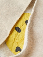 KAPITAL - Reversible Logo-Appliquéd Two-Tone Cotton-Jersey Sweatshirt - Neutrals