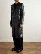 Rick Owens - Concordian Slim-Fit Leather Coat - Black