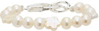 Hatton Labs White Pearl Flower Bracelet