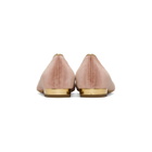 Charlotte Olympia SSENSE Exclusive Pink Velvet Kitty Slippers