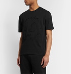 McQ Alexander McQueen - Logo-Embroidered Cotton-Jersey T-Shirt - Black