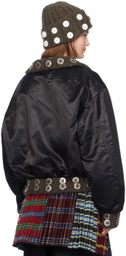 Chopova Lowena Black Darling Bomber Jacket