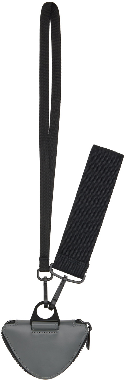 Y-3 Gray Lanyard Keychain