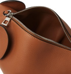 Loewe - Elephant Full-Grain Leather Messenger Bag - Brown