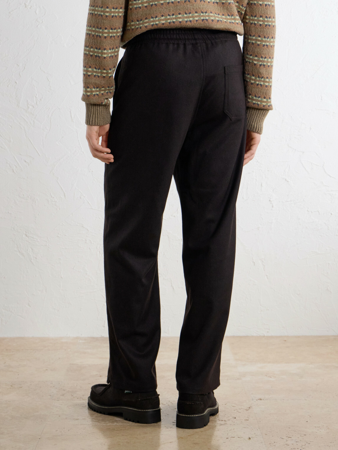 A.P.C. - Vincent Straight-Leg Wool-Blend Drawstring Trousers - Brown