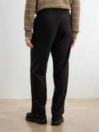 A.P.C. - Vincent Straight-Leg Wool-Blend Drawstring Trousers - Brown