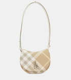 Burberry Rocking Horse leather-trimmed crossbody bag