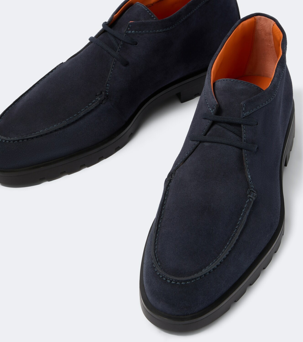 Santoni Rock Wallabee suede boots