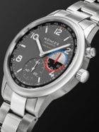 NOMOS Glashütte - Club Sport Neomatik Worldtimer Volcano Limited Edition Automatic 40mm Stainless Steel Watch, Ref. No. 790.S1