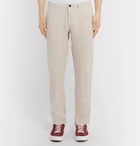 NN07 - Simon Tapered Linen Trousers - Ecru