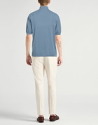 Eleventy Platinum Mens Polo shirt Slate in Blue