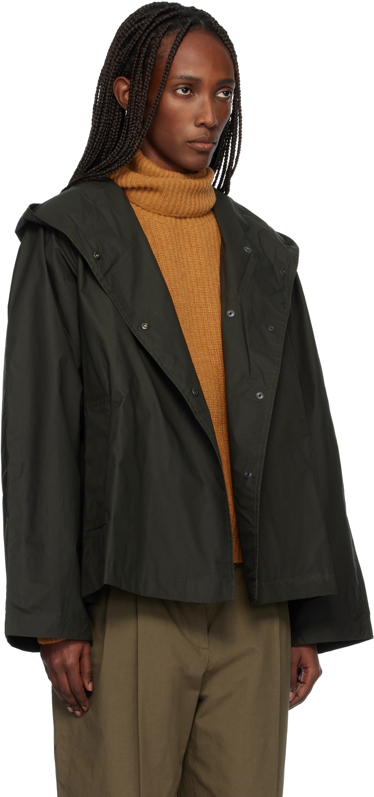 Baserange Khaki Cave Windbreaker Jacket