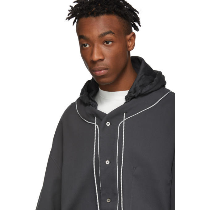 Name. Grey Layered Baseball Shirt