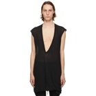 Rick Owens Black Semi-Sheer Dylan T-Shirt