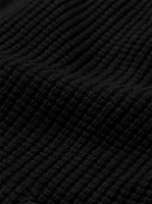 Belstaff - Anton Shell-Trimmed Ribbed Wool Hooded Cardigan - Black