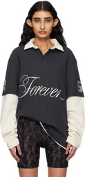 MISBHV Black & White 'Forever' Double Layer Polo