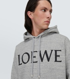 Loewe Logo cotton jersey hoodie