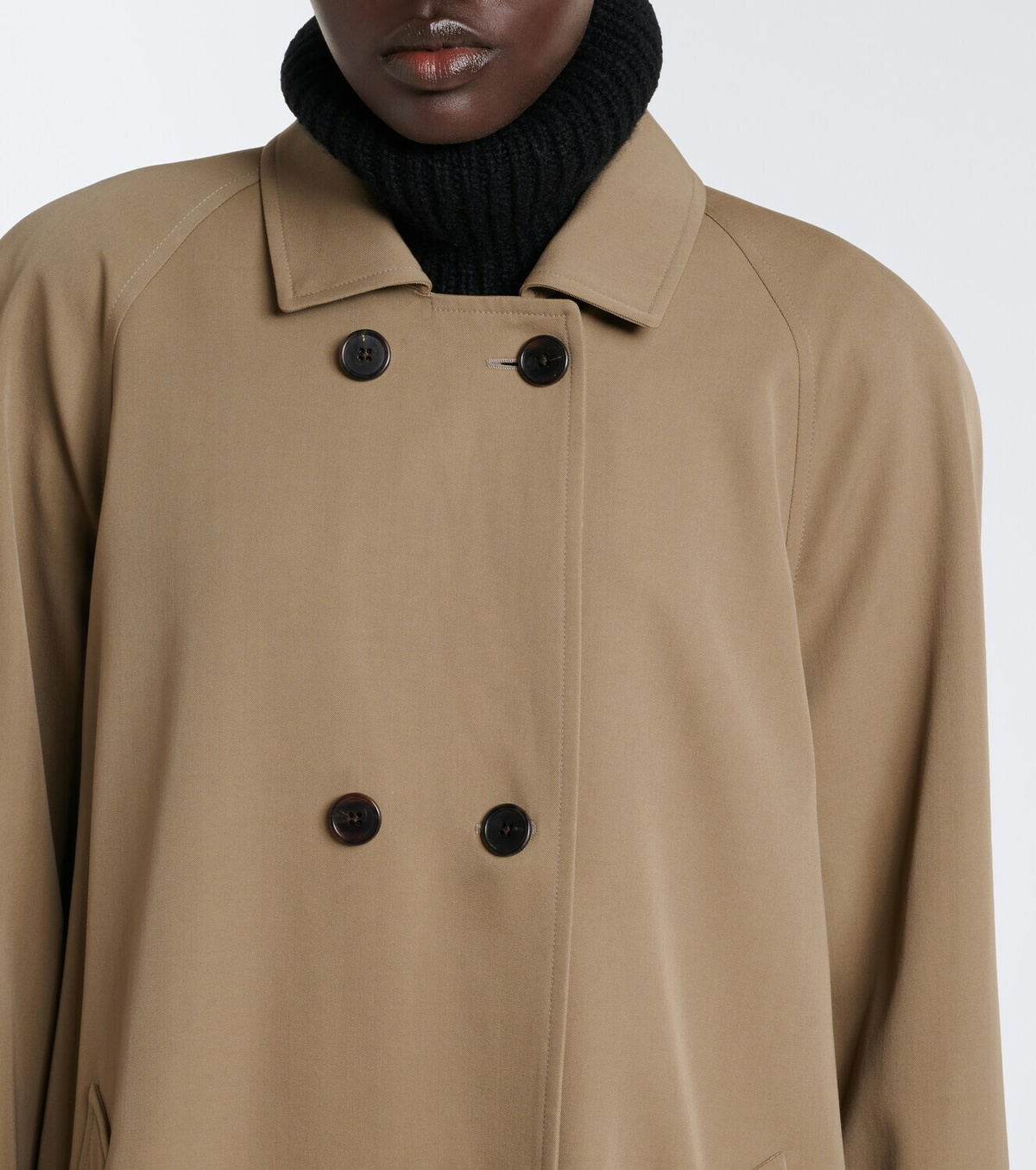 The Row Emma double-breasted wool coat