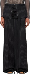 Jean Paul Gaultier Black 'The Corset Suit' Trousers