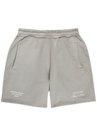 Club 1984 Melrose Printed Cotton Shorts Grey