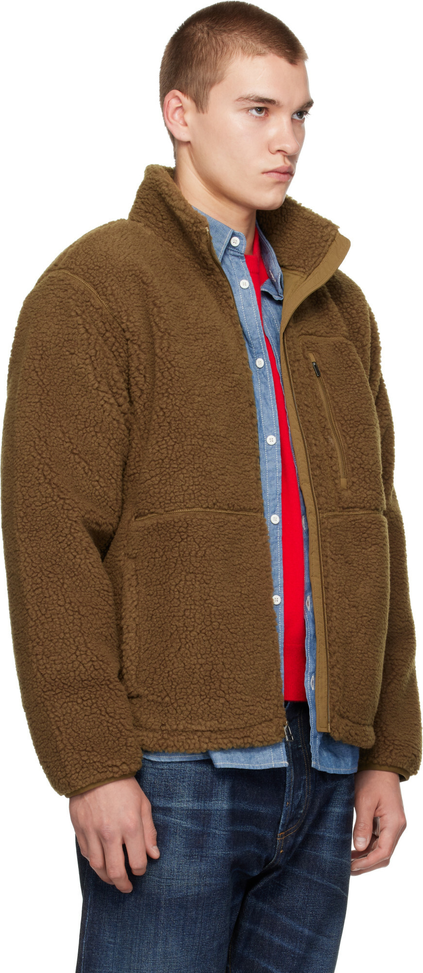 The North Face Khaki Extreme Pile 2 Jacket