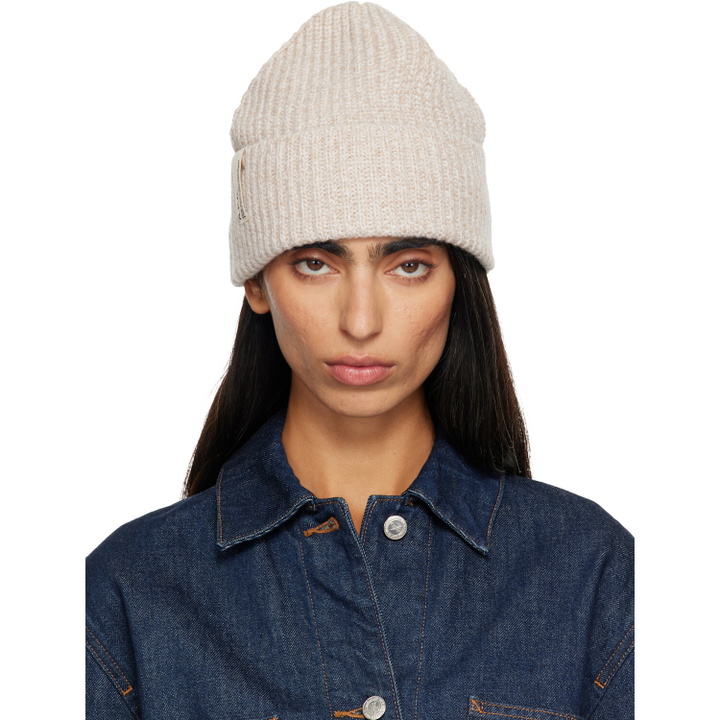 Photo: A.P.C. Beige Noa Beanie