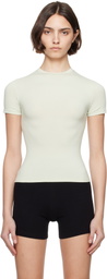 SKIMS Green Cotton Jersey T-shirt