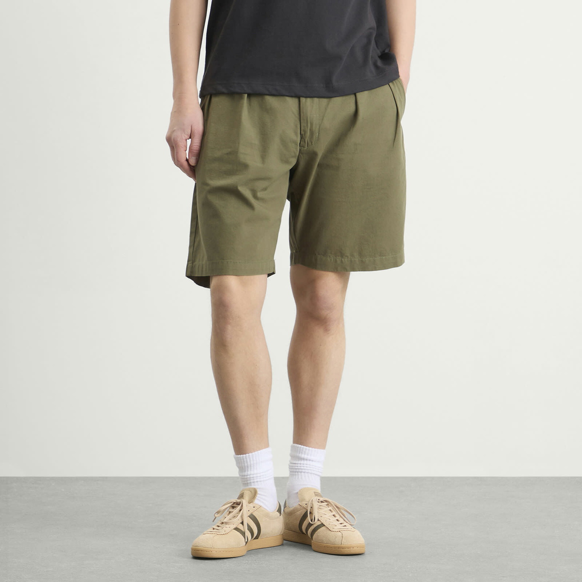 Service Works Men's Twill Part Timer Shorts in Olive