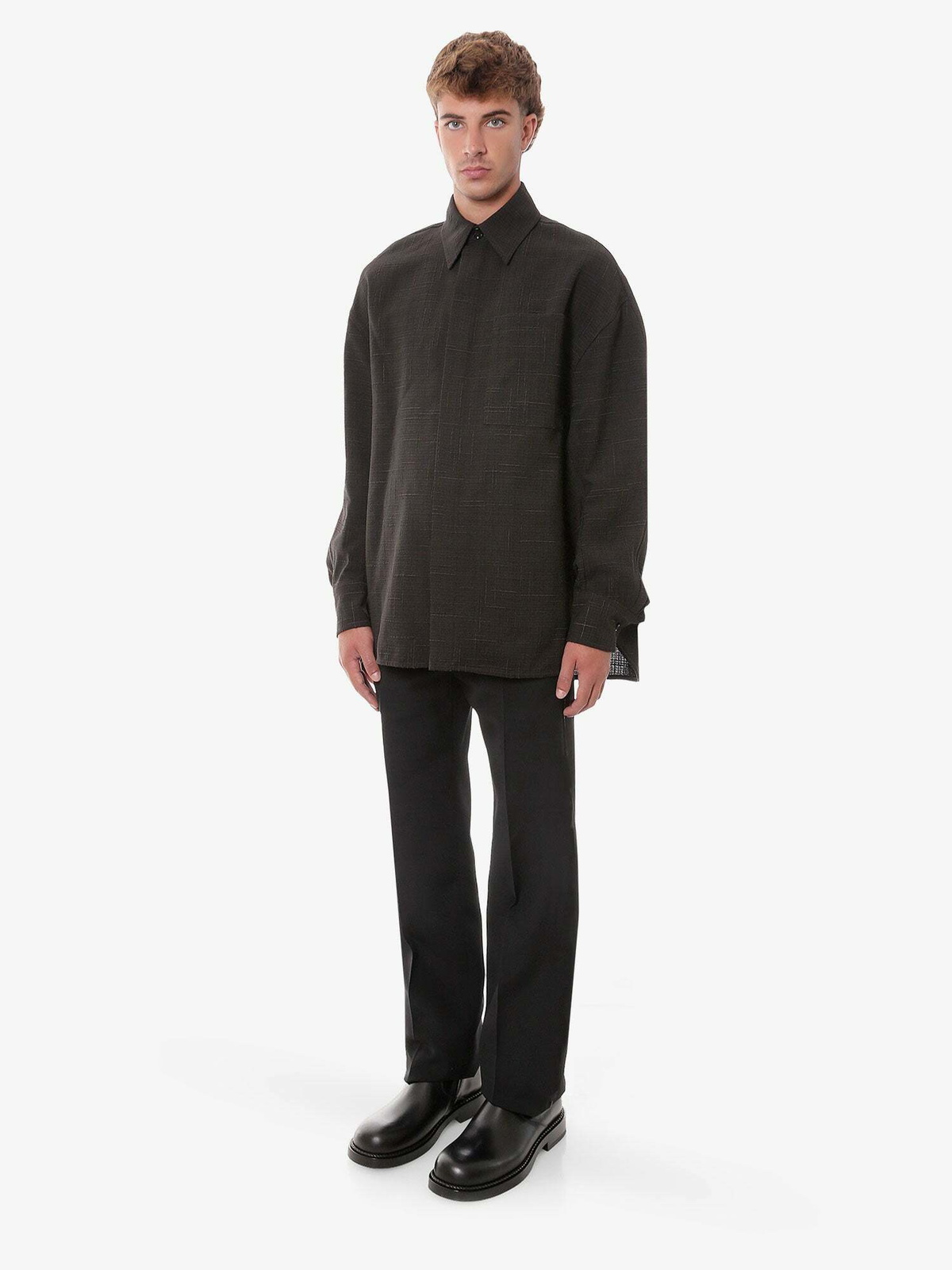 Bottega Veneta Shirt Brown Mens Bottega Veneta