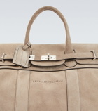Brunello Cucinelli Suede duffel bag