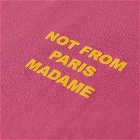 Drole de Monsieur Men's Drôle de Monsieur Not From Paris Madame T-Shirt in Light Purple