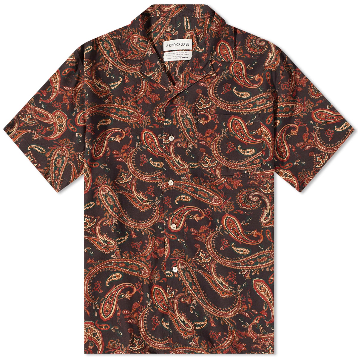 Photo: A Kind of Guise Men's Gioia Shirt in Petra Paisley