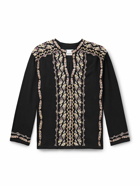 Marant - Cikariah Embroidered Cotton-Gauze Shirt - Black