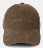 Saint Laurent Corduroy baseball cap