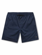 Outerknown - Nomadic Volley Logo-Print Recycled Twill Drawstring Shorts - Blue