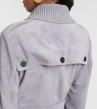 Ferragamo Suede trench coat
