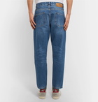 AMI - Tapered Cropped Denim Jeans - Men - Blue