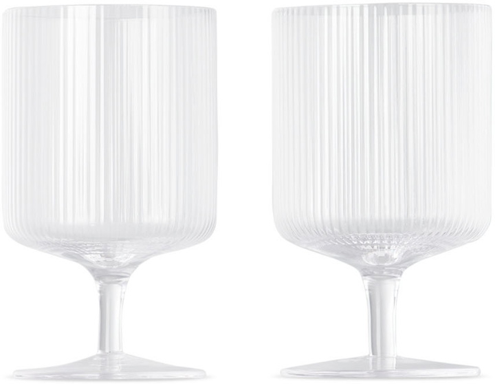 Photo: ferm LIVING Ripple Wine Glass Set