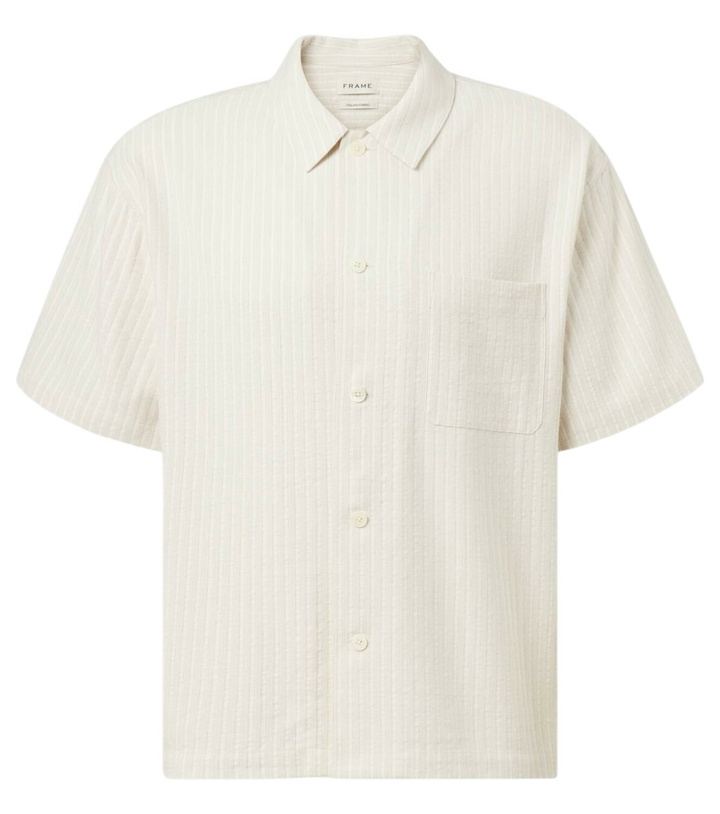 Photo: Frame Striped bowling shirt