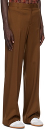 CMMN SWDN Brown Otto Wide Leg Trousers