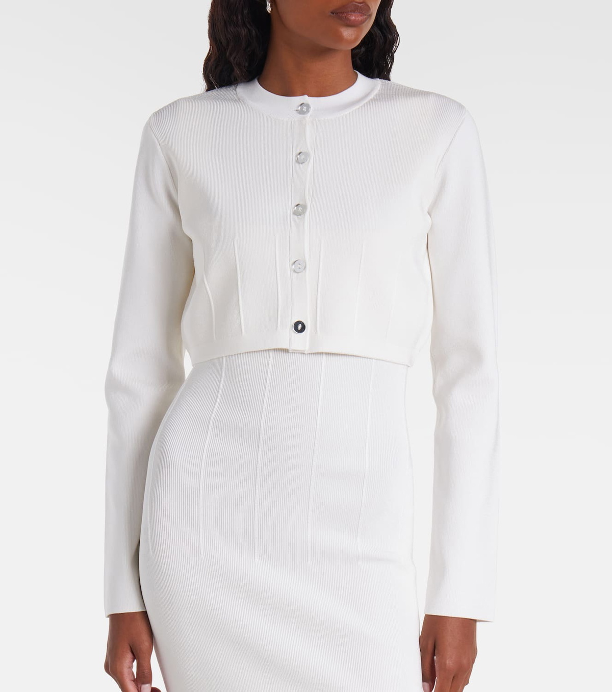 Galvan Atalanta cropped cardigan