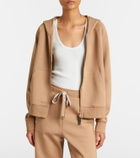 'S Max Mara Cotton-blend jersey hoodie