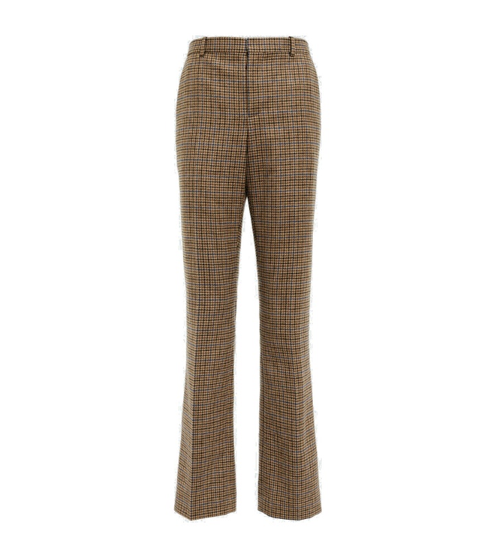 Photo: Loewe - x Howl's Moving Castle checked high-rise wool pants
